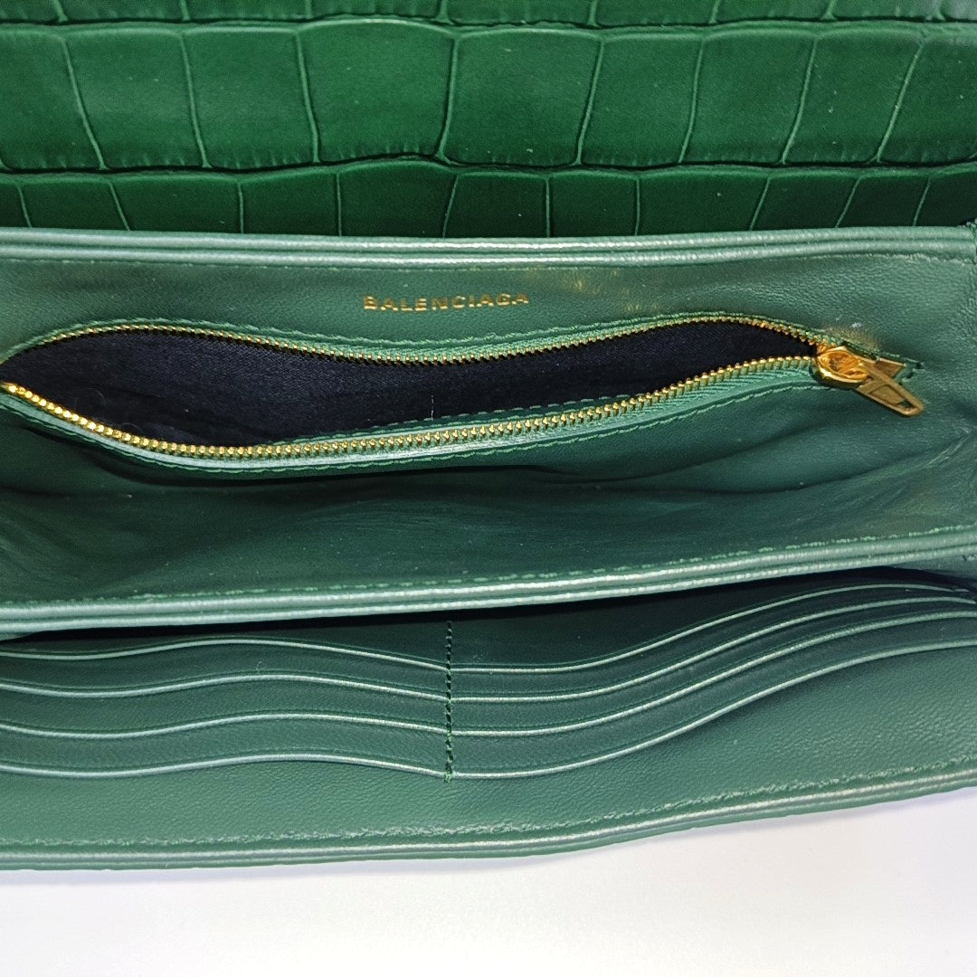 TRIPLET Calfskin Green