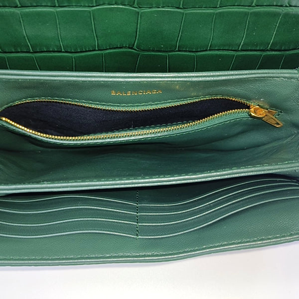 TRIPLET Calfskin Green