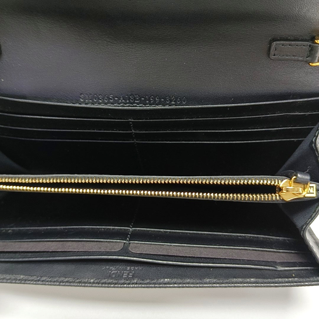 Calfskin Crossbody Bag Black