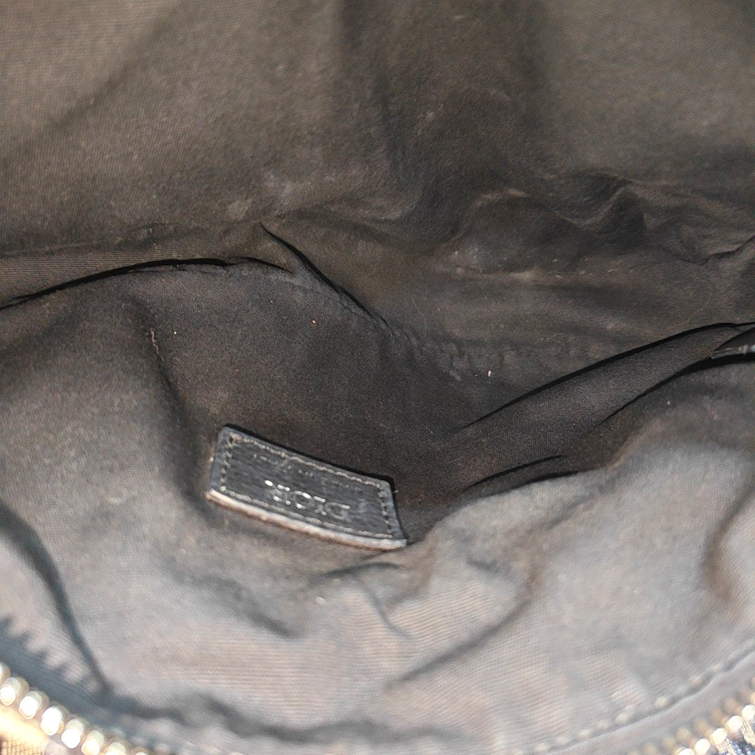 Authenticated pre-owned  Saddle Medium Oblique Canvas Blue - Crossbody Bag at Looply