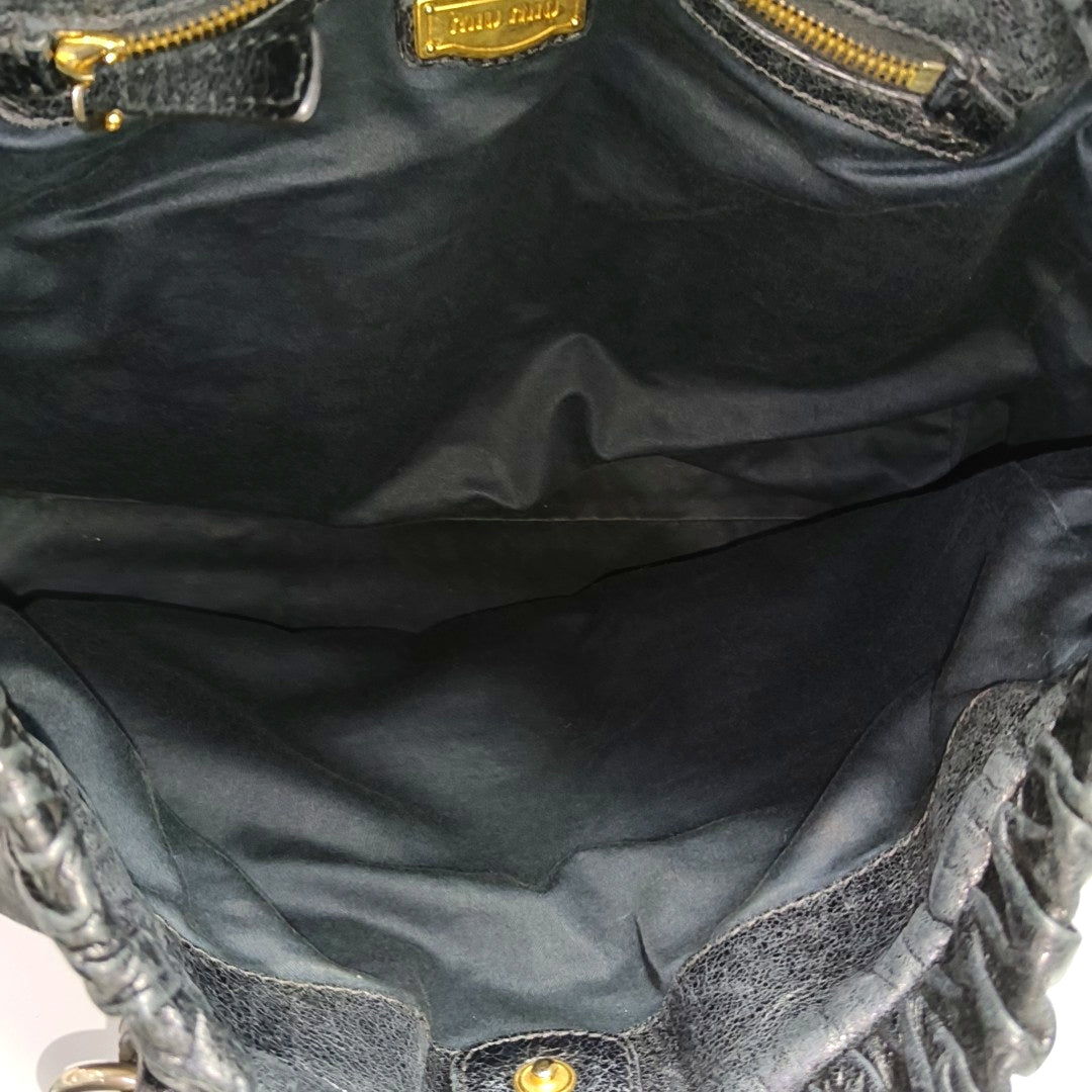 Calfskin Tote Bag Black