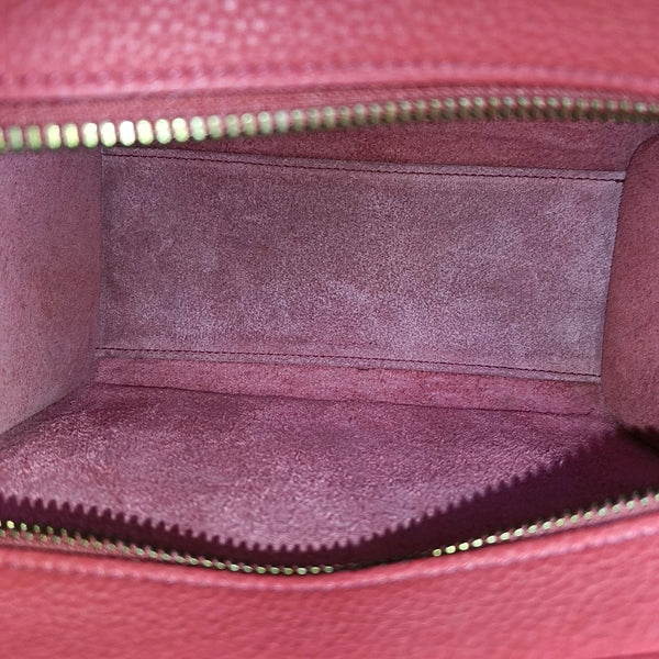 LUGGAGE Nano Calfskin Red