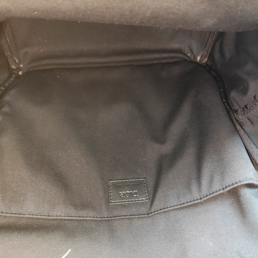 Rider Oblique Coated Canvas Black