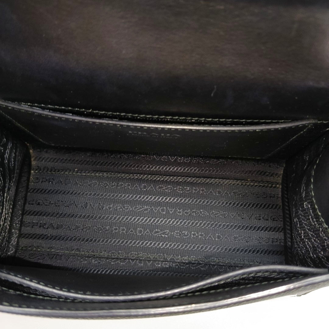 Monochrome Saffiano Calfskin Black