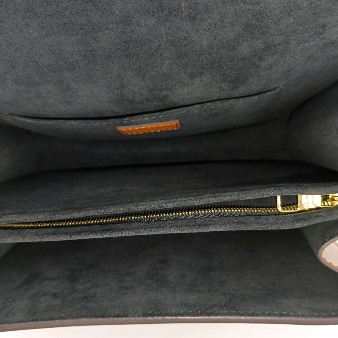 DAUPHINE MM Monogram Coated Canvas Brown