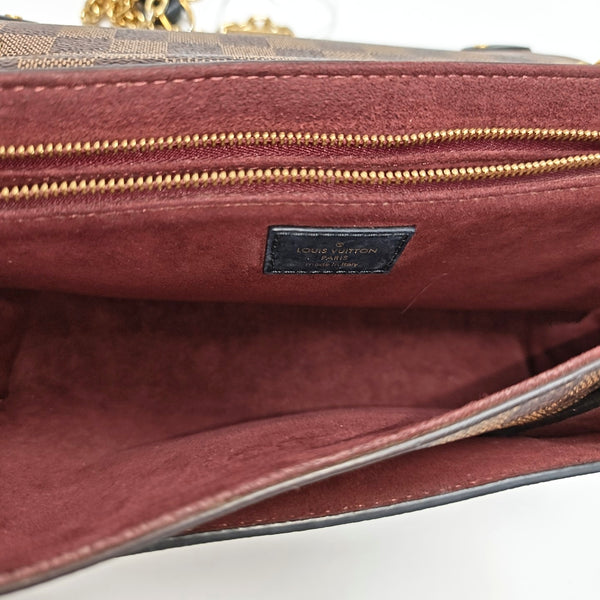 VAVIN PM Damier Ebene Coated Canvas Brown
