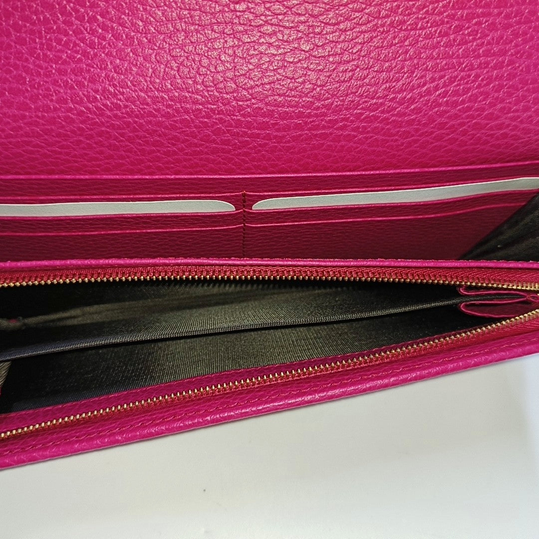 Swing Calfskin Red Wallet