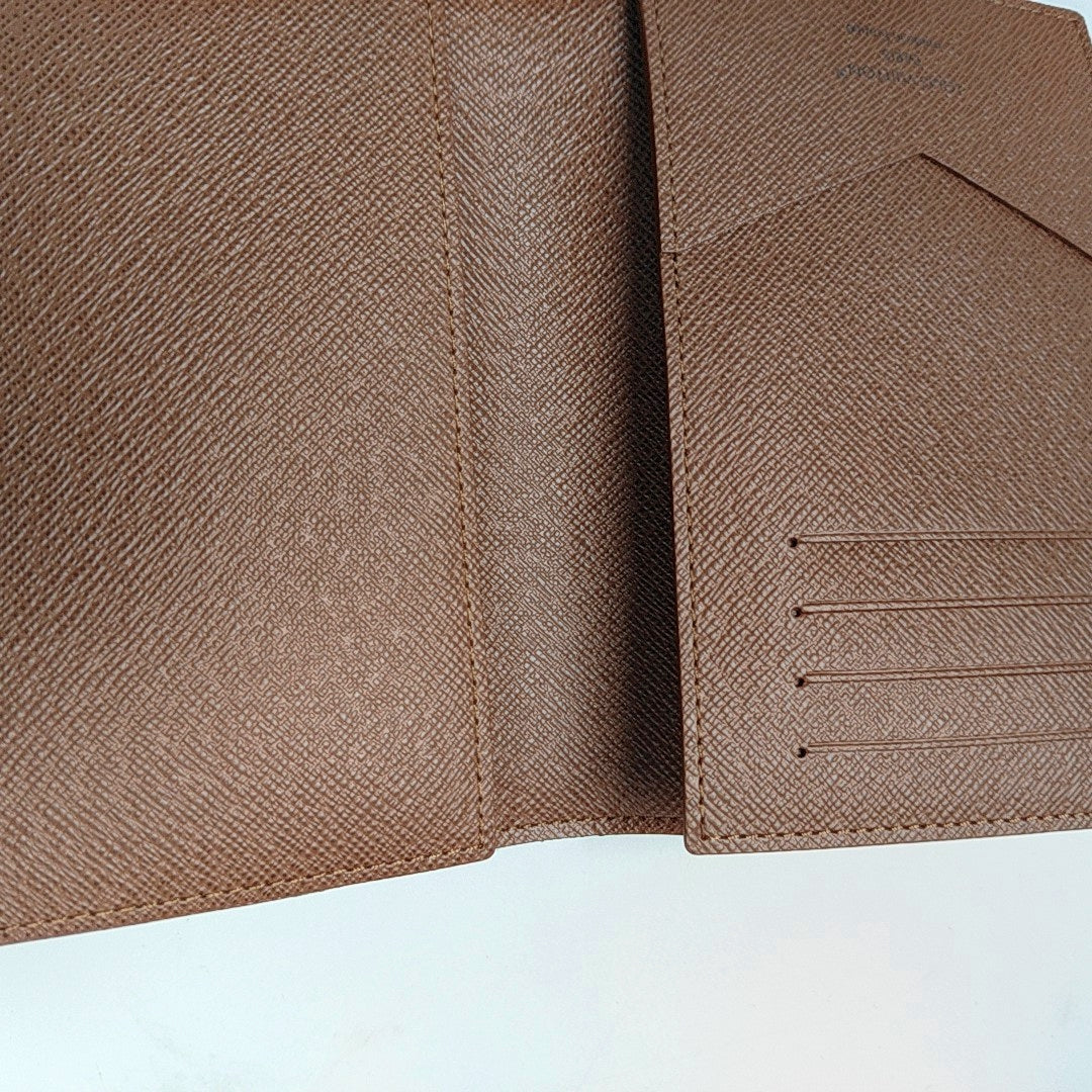 Monogram Coated Canvas Wallet Brown