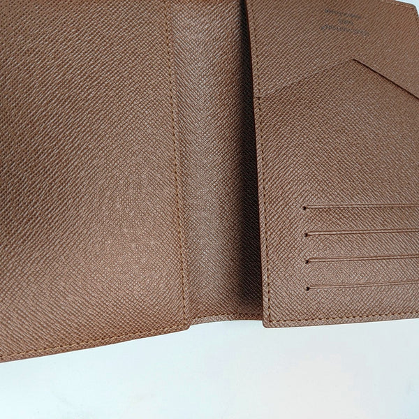 Monogram Coated Canvas Wallet Brown