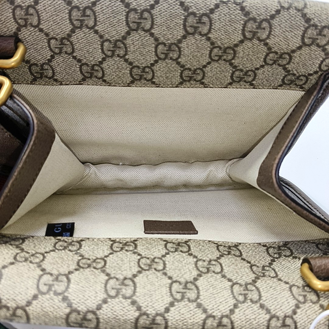 Neo Vintage Small Monogram Coated Canvas Beige