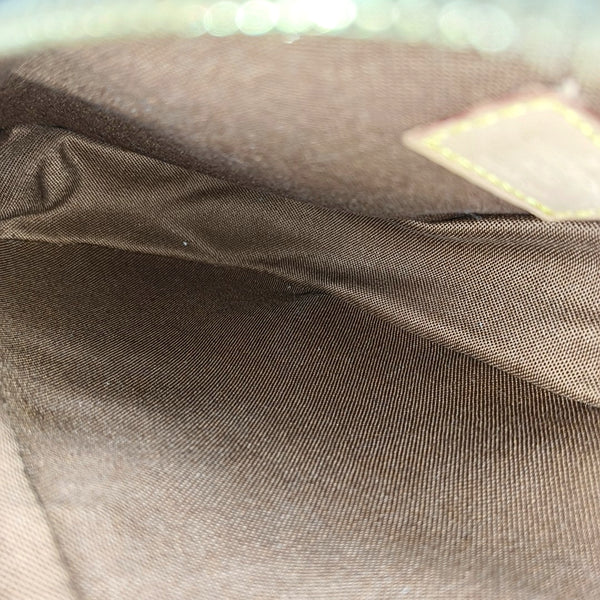 GANGE Monogram Coated Canvas Brown