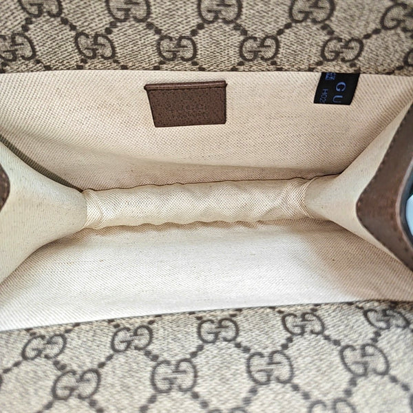 Neo Vintage Small Monogram Coated Canvas Beige