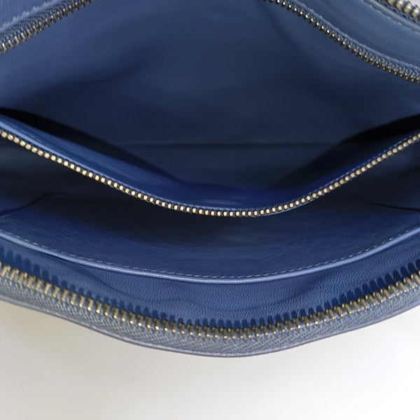 Calfskin Clutch Blue