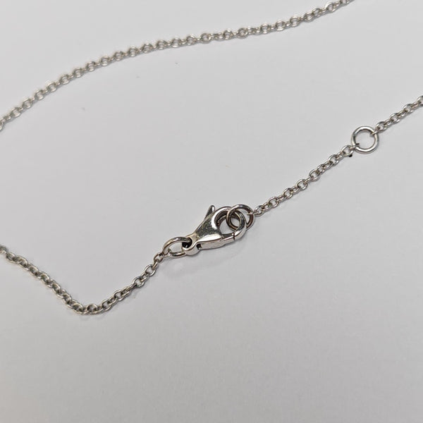 COMÈTE 18k White Gold Silver Necklace
