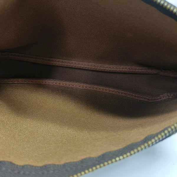 ACCESSOIRES Monogram Coated Canvas Brown