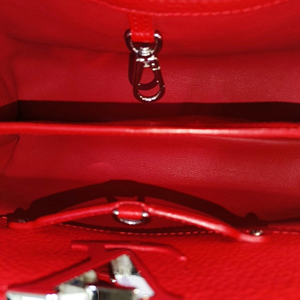CAPUCINES MM Calfskin Red