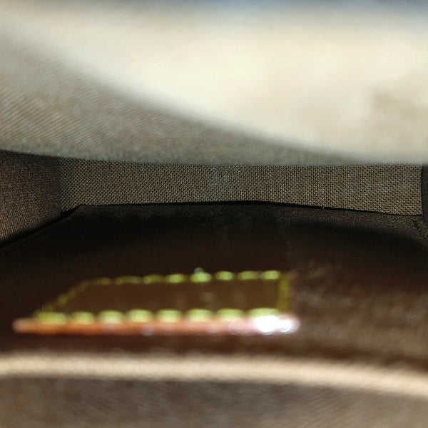 SAC PLAT Mini Monogram Coated Canvas Brown