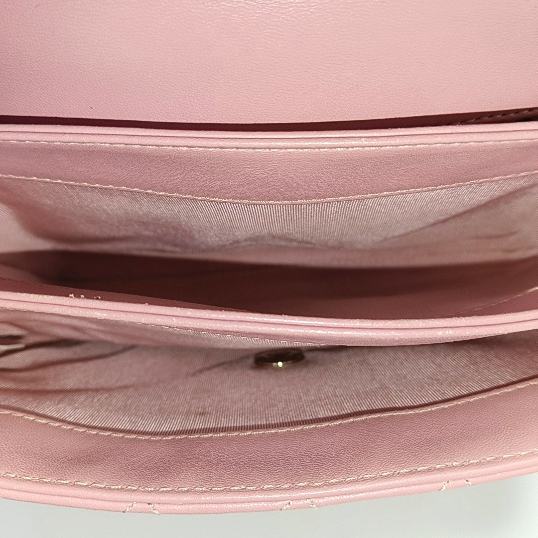 Quilted Lambskin Pink