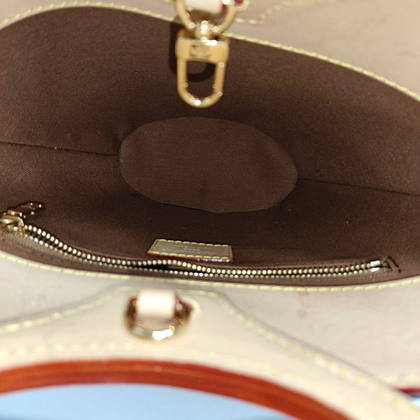 RIVAGE BB Monogram Coated Canvas Brown