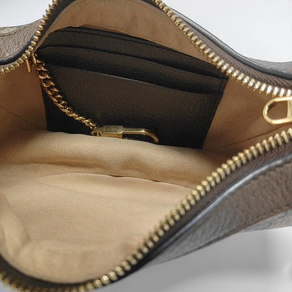 Ophidia Mini Monogram Coated Canvas Beige