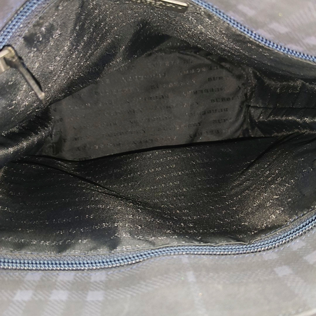 Fabric Bucket Bag Medium Blue