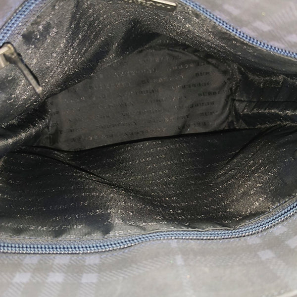 Fabric Bucket Bag Medium Blue