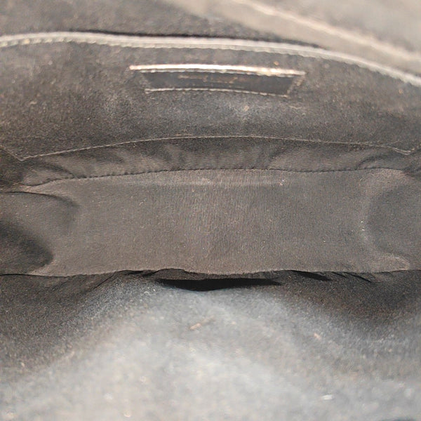LOU Chevron Calfskin Black