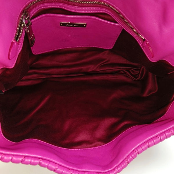 Crystal Quilted Lambskin Red
