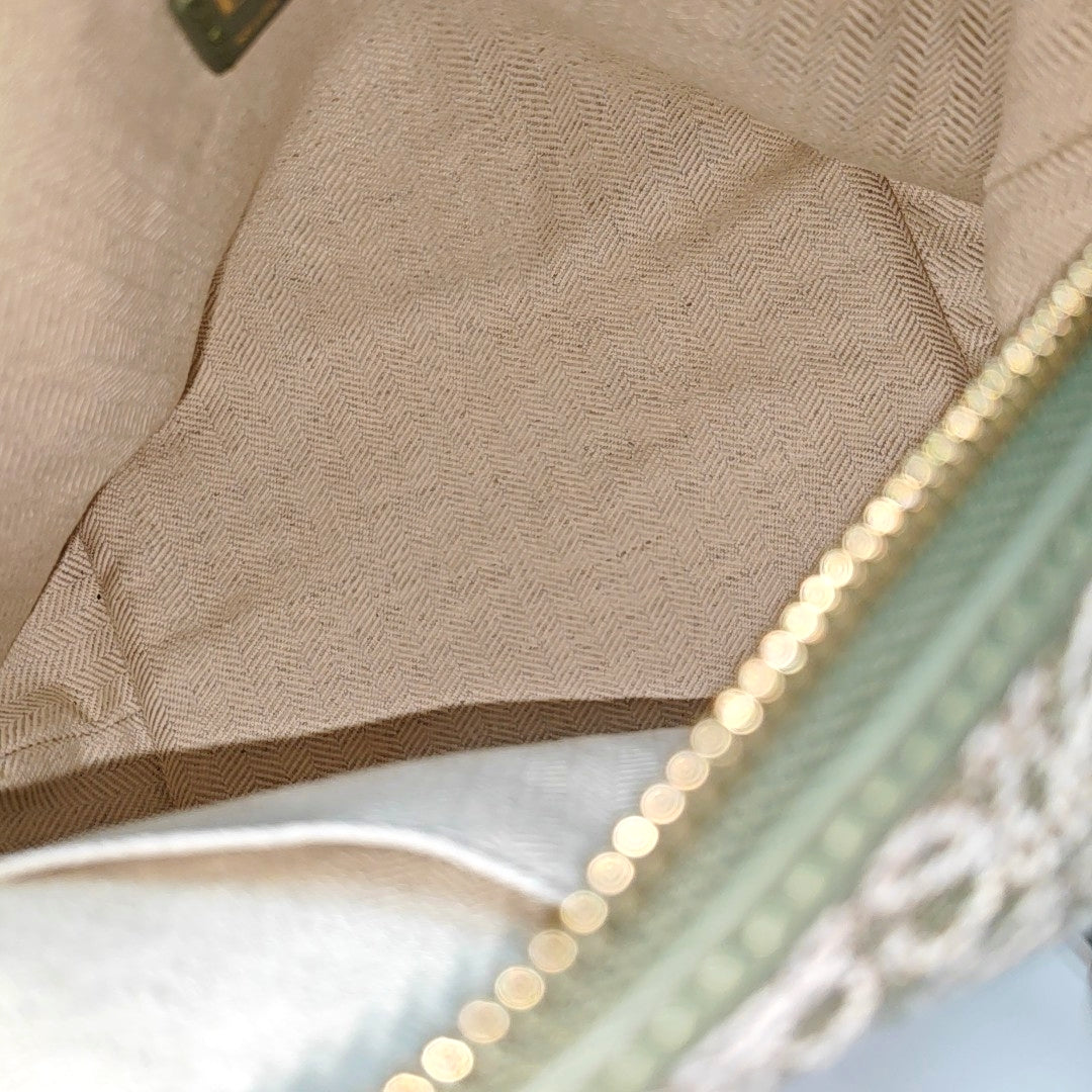 Monogram Canvas Top Handle Bag Green