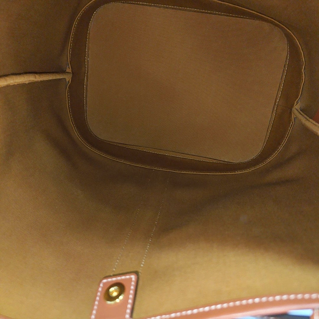 TRIOMPHE CANVAS Medium Coated Canvas Brown