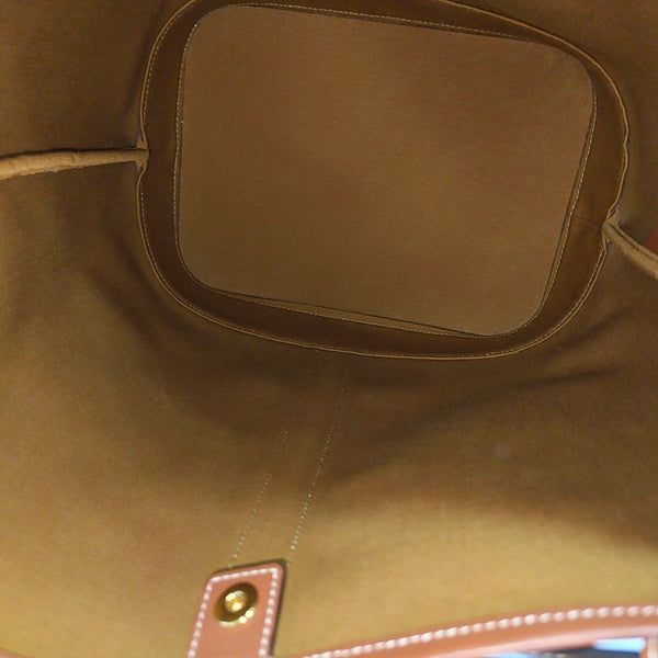 TRIOMPHE CANVAS Medium Coated Canvas Brown