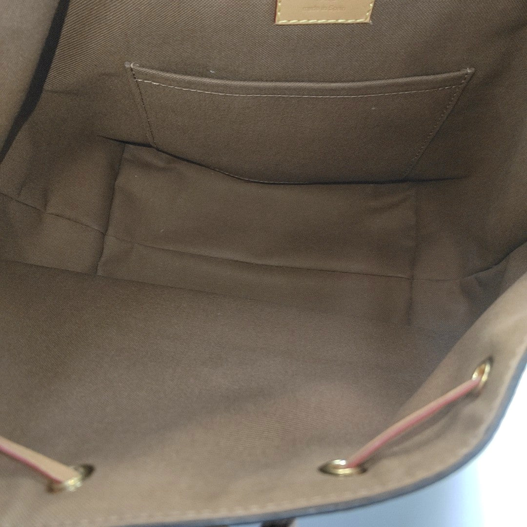 MONTSOURIS PM Monogram Coated Canvas Brown