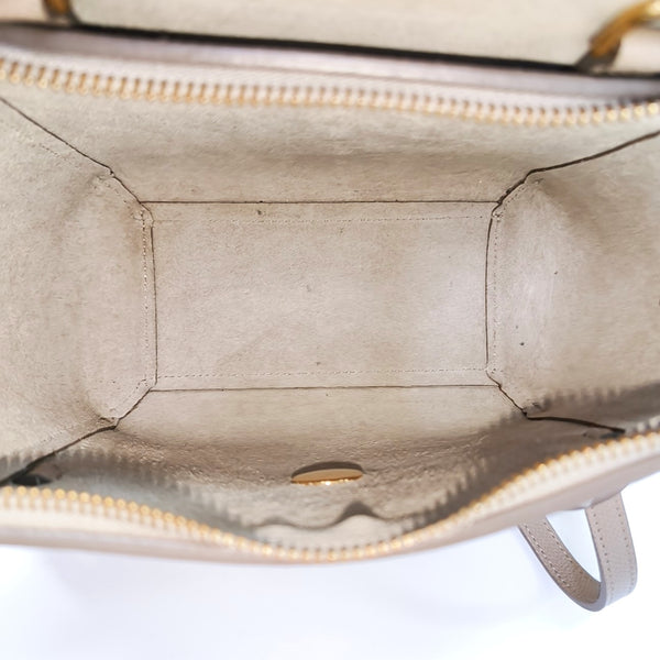 BELT Nano Calfskin Beige