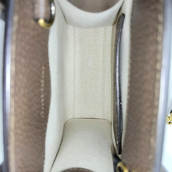 Retro Mini Monogram Coated Canvas Beige