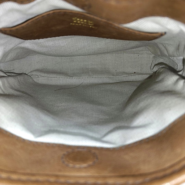 Lambskin Bucket Bag Brown