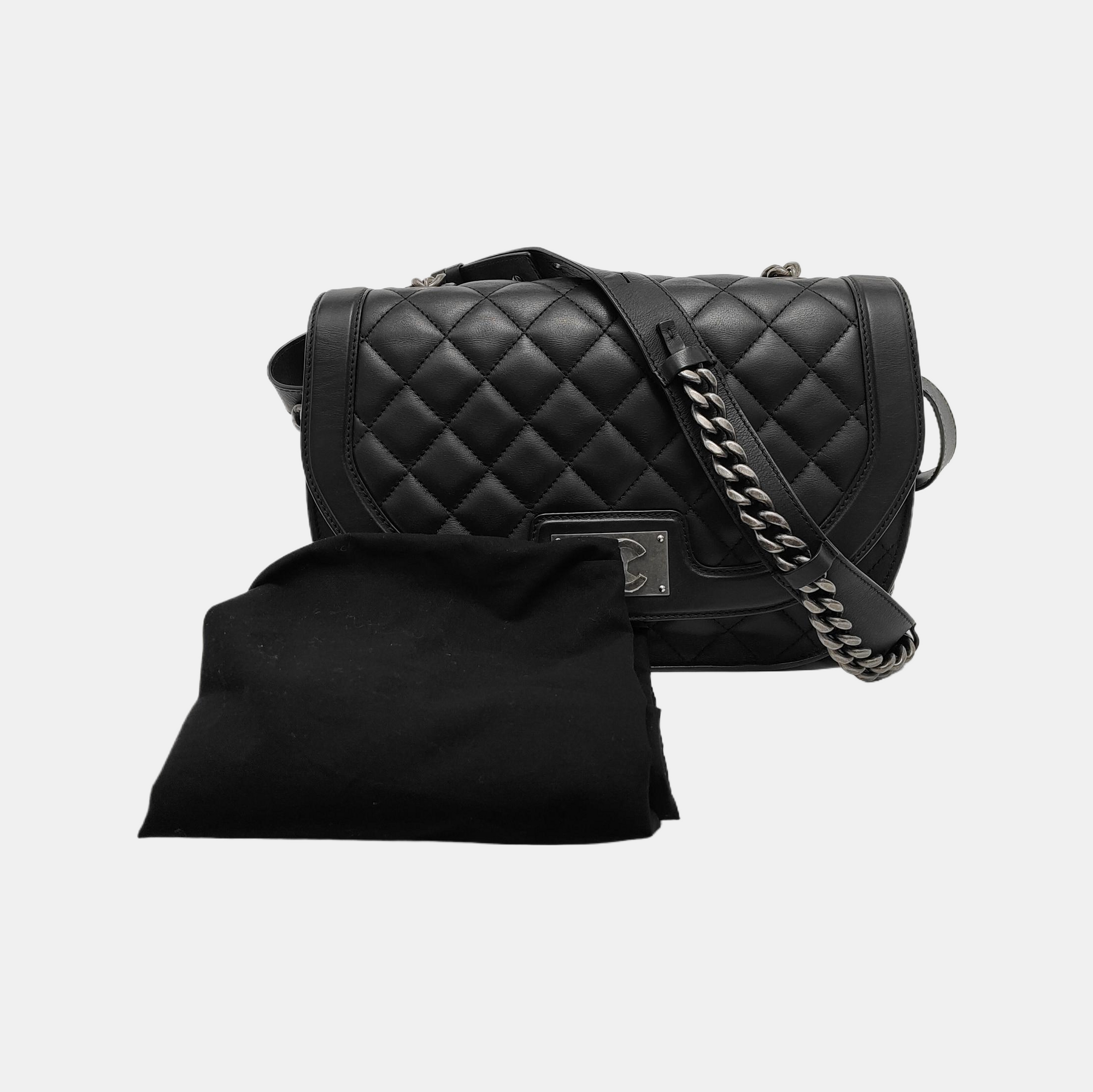 Quilted Calfskin Black