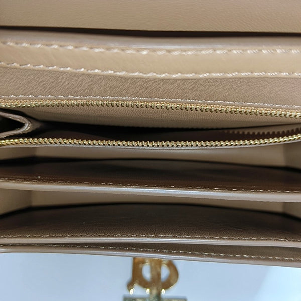 TB Small Calfskin Brown