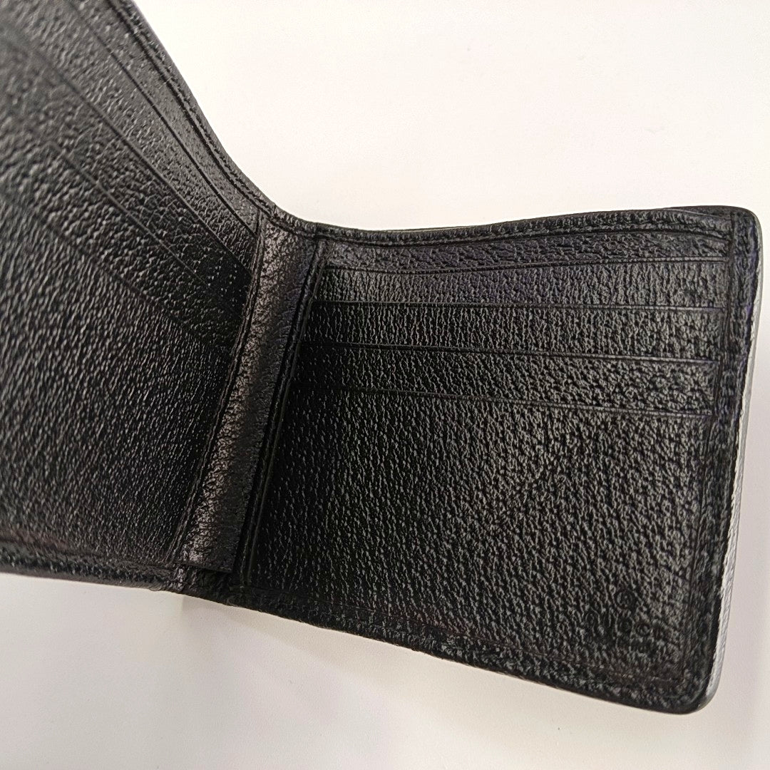 Monogram Calfskin Wallet Black