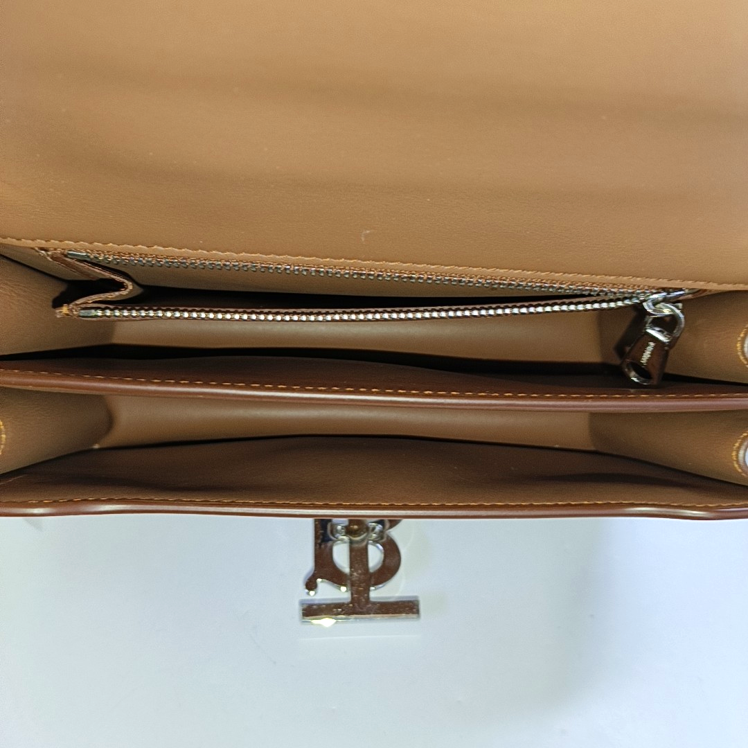 TB Small Calfskin Brown