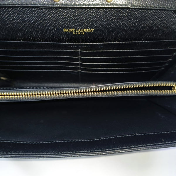 MONOGRAM Medium Chevron Calfskin Black