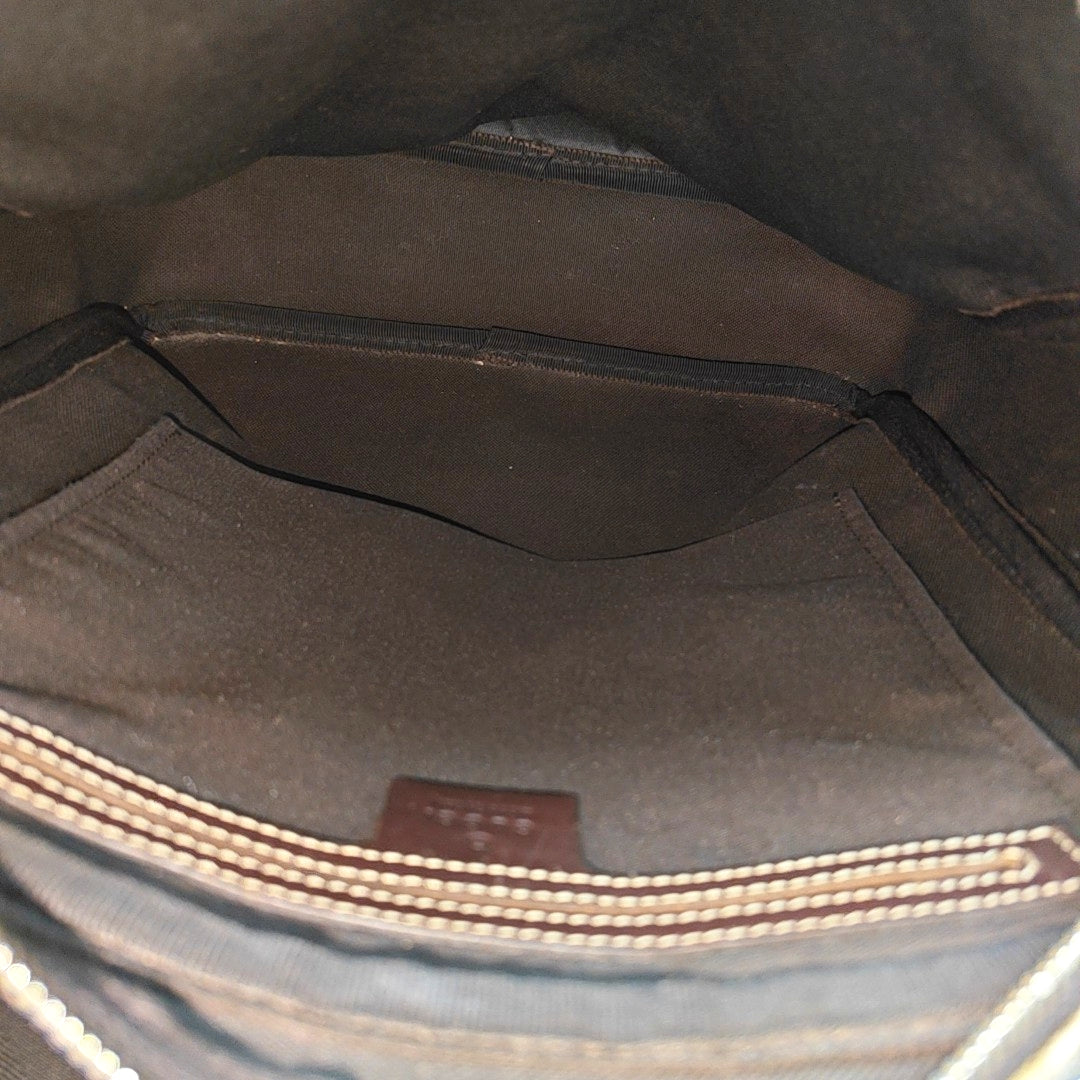 GG Supreme Monogram Coated Canvas Black