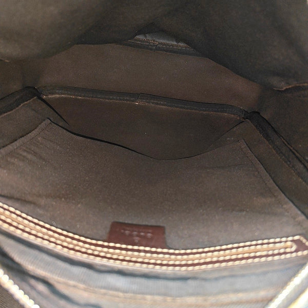 GG Supreme Monogram Coated Canvas Black
