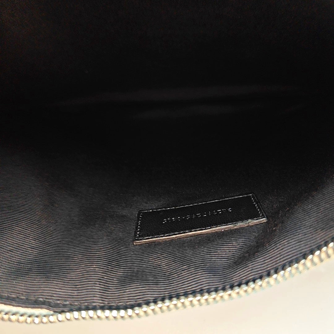 Calfskin Clutch Silver