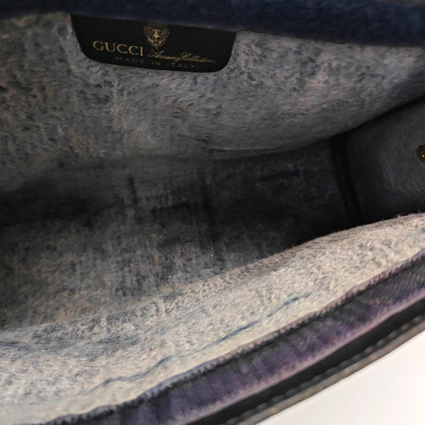 Monogram Coated Canvas Shoulder Bag Gray