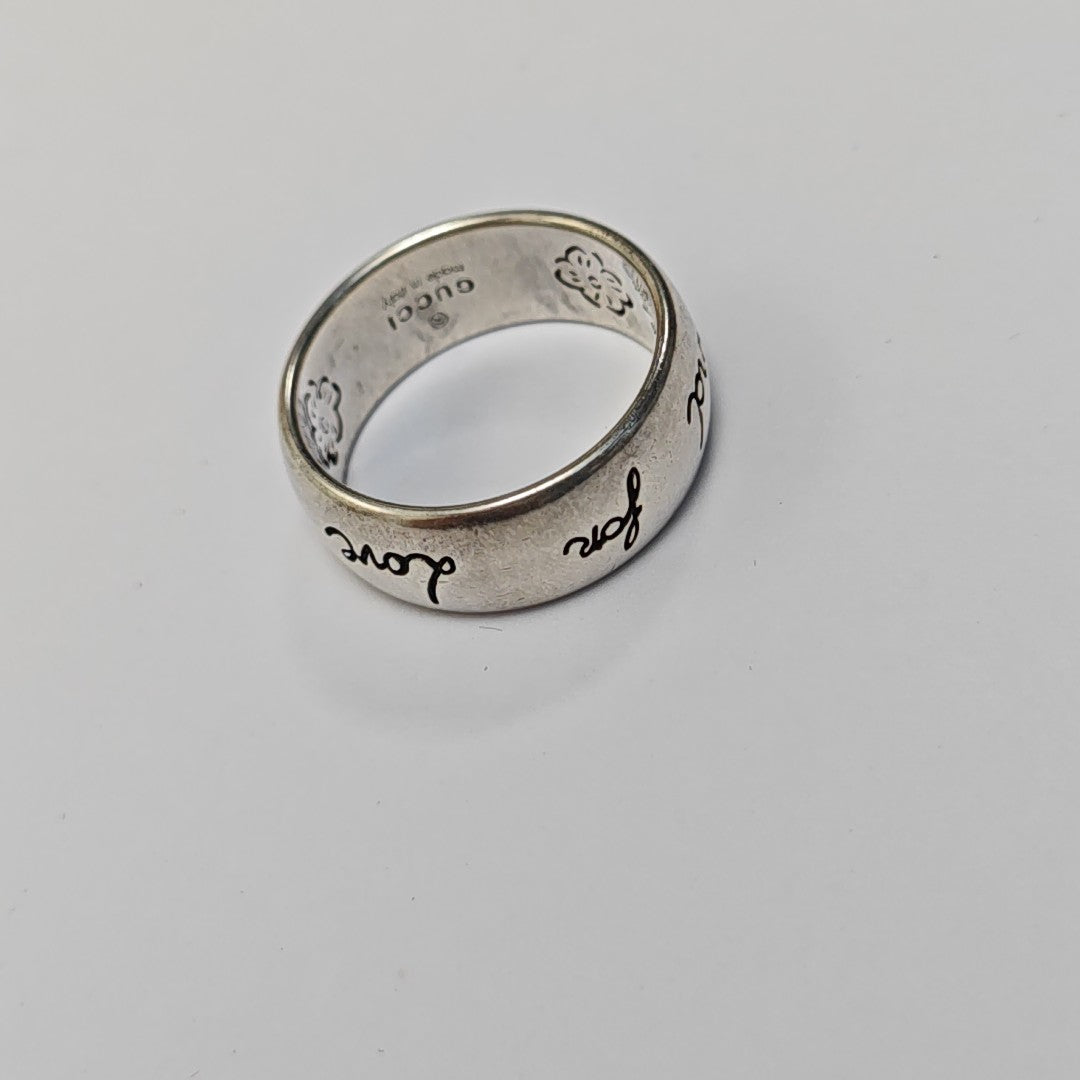 Blind For Love 925 Sterling Silver Ring EU 63