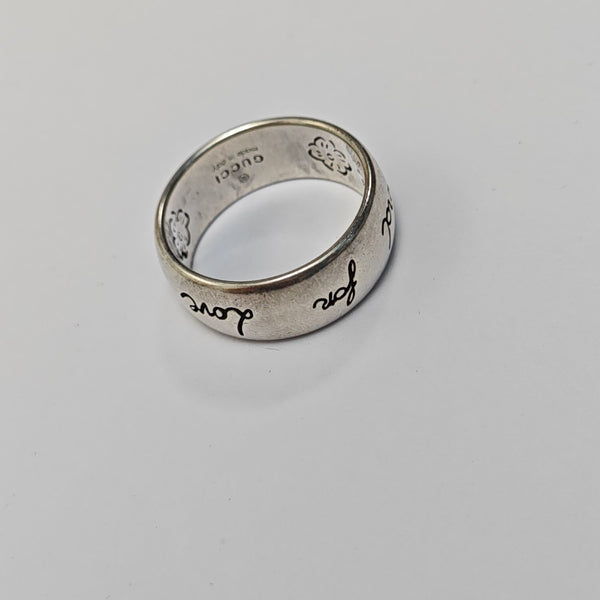 Blind For Love 925 Sterling Silver Ring EU 63