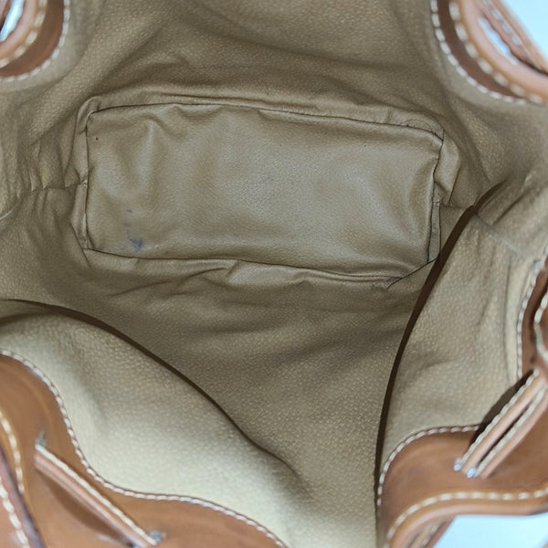 MACADAM BUCKET Coated Canvas Beige