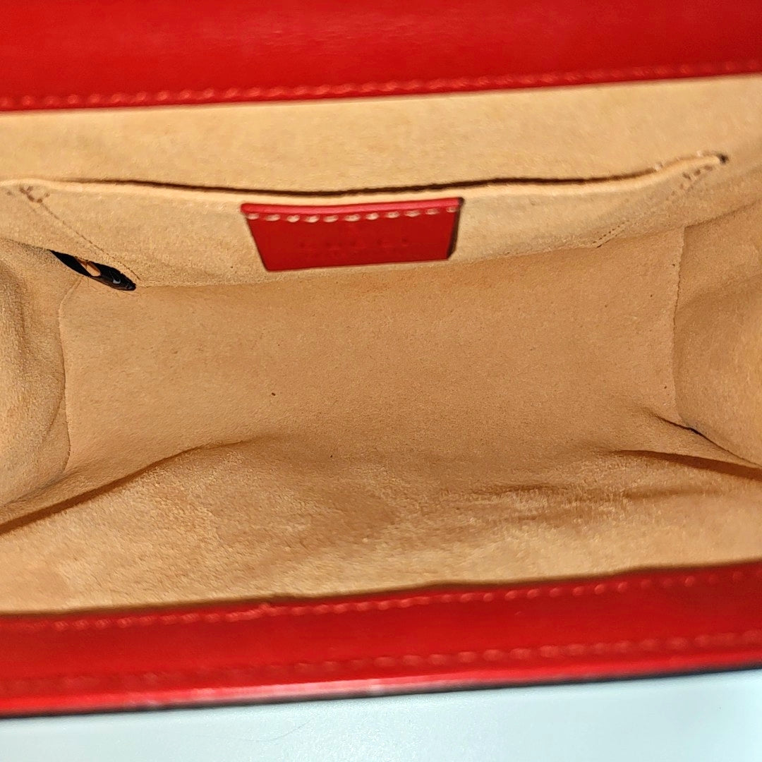 Padlock Small Monogram Coated Canvas Beige
