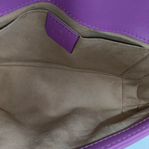 GG Marmont Small Quilted Calfskin Pink