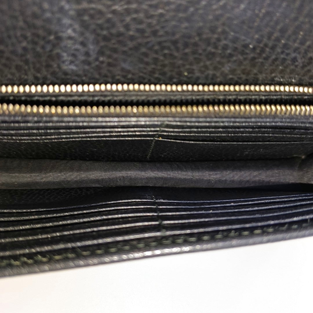 Interlocking G Small Calfskin Black